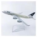 JEWOSS irplane Model Plane Toy Plane Model 16CM 1:400 Model Diecast Alloy Airplane Air International Airlines Airways B747 Model With Stand