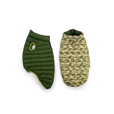 Winchester Pet Premium Reversible Puffy-Vest Camo Green M WP-PJ-CMOGRN-M-1