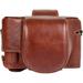 MegaGear Ever Ready Leather Camera Case for the Nikon Zfc (Brown) MG2011