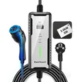 RamTouch Chargeur Voiture Electrique - 3.7kW 6M 8/10/13/16A Prise Schuko Cable Recharge Voiture