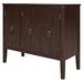 Red Barrel Studio® Korrah Wooden Accent Cabinet w/ Adjustable Shelf Wood in Brown/Green | 31.5 H x 37 W x 15 D in | Wayfair