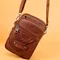 Sac à main rétro en cuir souple pour femmes, sacoche à bandoulière pour téléphone portable, sac carré multifonction, bourse de Shopping