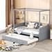 Red Barrel Studio® Matraca Bed Wood in Gray | 66.29 H x 41.49 W x 77.26 D in | Wayfair F469DB07EBA04B5CA709F398E2784931