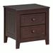 Red Barrel Studio® Stecy Nightstand Wood in Brown | 19.7 H x 19.3 W x 15.6 D in | Wayfair CF2EBA2891CA47CA86D54CBFD0BC7088