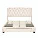 Rosdorf Park Kimyah Wingback Storage Bed Upholstered/Velvet in Brown | 45.9 H x 66.1 W x 83 D in | Wayfair 3AE555C2A8EA4DB38587D7CAEFB8B902