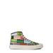 Allover Logo Printed High Top Sneakers