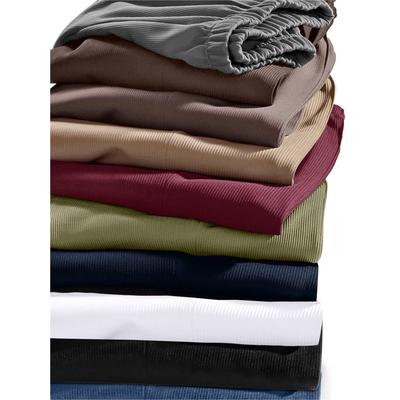 Dehnbund-Hose CLASSIC BASICS, Damen, Gr. 48, Normalgrößen, blau (jeansblau), 100% Polyester, unifarben, lang, Hosen Image