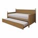 CraftPorch Mid-Century Modern Wooden Twin Size Daybed With Trundle