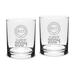 Rochester Institute of Technology Tigers Class 2024 14oz. Two-Piece Classic Double Old Fashioned Glass Set