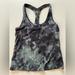 Lululemon Athletica Tops | Lululemon Cool Racer Back Tank Top. Size 6. Diamond Dye Pattern. | Color: Gray/Green | Size: 6