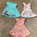 Disney Dresses | Like New/Hardly Worn Disney The Little Mermaid Toddler Girl’s 2t Dress Bundle! | Color: Blue/Pink | Size: 2tg