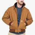 Carhartt Jackets & Coats | Carhartt Loose-Fit Firm Duck Insulated Lined Active Hooded Jacket Brown Men 3xl | Color: Brown/Tan | Size: 3xl