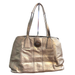 Coach Bags | Coach Gold Metallic F18879 Signature Stitched Gold Leather Hobo Shoulder Bag | Color: Gold | Size: Os