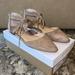 Jessica Simpson Shoes | Jessica Simpson Suede Zuni Flats In Taupe Shoes Are A True Size 10 | Color: Tan | Size: 10