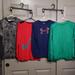 Under Armour Shirts & Tops | Lot Of 4 Nike Under Armour Boys Long Sleeve T-Shirts Size Extra Large 14/16 | Color: Blue/Red | Size: Xlb