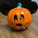Disney Holiday | Disney Mickey Mouse Halloween, Pumpkin Votive Candle Holder | Color: Black/Orange | Size: Os