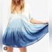 Free People Dresses | Free People Sun Up Dress Tiered Ombr Blue Tiered Dress | Color: Blue/White | Size: S