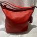 Coach Bags | Coach Legacy Coral Leather Duffle Crossbody Shoulder Bag | Color: Red | Size: Os