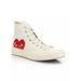 Converse Shoes | Cdg Play X Converse Unisex Chuck Taylor All Star Peek-A-Boo High-Top Sneakers | Color: White | Size: 6.5