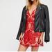 Free People Dresses | Free People Red Sequin Embroidered Mini Dress Size 6 | Color: Red | Size: 6