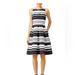 Kate Spade Dresses | Kate Spade Cape Stripe Dress | Color: Black/White | Size: 2