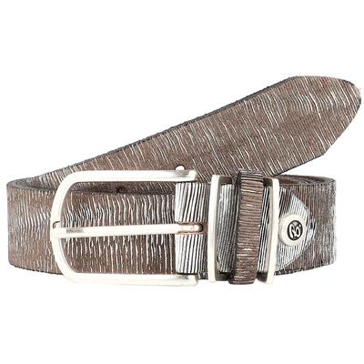 b.belt Fashion Basics Cuno Gürtel Leder 95 cm Silber Damen Image
