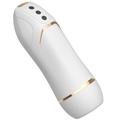 JITEM Fully Automatic Men's Fitness Equipment, Intelligent Pronunciation, Multi-Speed and Multi-Frequency, USB Fast Charging(Color:White)