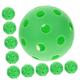 TOYANDONA 40 Pcs Baseball Practice Ball Batting Practice Balls Franklin Balls Educational Kids Toy Hole Ball Outdoor Balls Small Toy Sports Balls with Holes Kid Toys Child Eva Portable Float