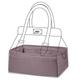 DGAZ Silk Bag Organiser Fits Hermes Toolbox 20/26, Silky Smooth Handbag Organiser, Luxury Handbag & Tote Organiser Insert (Konjac Purple, Toolbox 26)