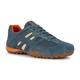 Sneaker GEOX "UOMO SNAKE A" Gr. 48, blau (blau, taupe) Herren Schuhe Stoffschuhe Bestseller