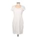 Ronni Nicole Casual Dress: White Dresses - Women's Size 8