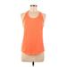 Under Armour Active Tank Top: Orange Activewear - Women's Size Medium