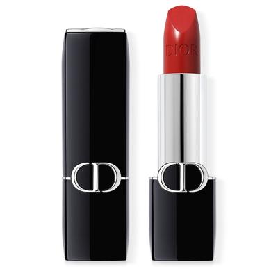 DIOR Rouge Dior Velvet Lippenstift 743 - ROUGE ZINNA 3.2 g Dunkelrot Image