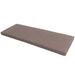 Latitude Run® 2" Indoor/Outdoor Patio Furniture/Window Seat Bench Cushion High-Resilience Foam in Gray/Brown | 2 H x 52 W x 24 D in | Wayfair