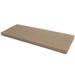 Ebern Designs 2" High-Resilience Foam Indoor/Outdoor Patio Furniture/Window Seat Bench Cushion Polyester in Brown | 2 H x 52 W x 26 D in | Wayfair