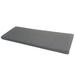 Ebern Designs 2" High-Resilience Foam Indoor/Outdoor Patio Furniture/Window Seat Bench Cushion Polyester in Gray | 2 H x 59 W x 23 D in | Wayfair