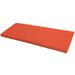 Latitude Run® 2" Indoor/Outdoor Patio Furniture/Window Seat Bench Cushion High-Resilience Foam Polyester in Orange | 2 H x 60 W x 30 D in | Wayfair