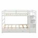 Harriet Bee Jareliz Slat Storage Bed Wood in White | 65.7 H x 97.2 W x 42.4 D in | Wayfair 243626241B96427788D9464E0CF564D2