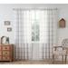 Gracie Oaks Chinani Ployester Semi-Sheer Curtain Pair Polyester in Brown | 84 H x 52 W in | Wayfair 5F5C7E1D8B0347FB851DC6D140E9178F