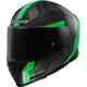 LS2 FF811 Vectror II Carbon Grid Helmet, green, Size XL