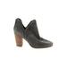 Vince Camuto Ankle Boots: Gray Solid Shoes - Women's Size 7 1/2 - Almond Toe