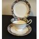 SHELLEY Bone China Teacup, Saucer and Plate set (Trio) - Sandon Pattern