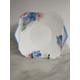 shelley 12216 Pink and Blue Daisy Bread and butter cake plate