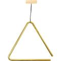 HTYSUPPLY TRI20B 8-Inch Solid Brass Triangle with Metal Beater