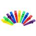 Plastic Kazoos Musical Instruments with Flute Diaphragms for Gift Prize and Party Favors 5 Colors (10 Pieces)