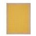 Jaipur Art And Craft Yellow Jute Brown Border Handmade 2x8 Square Feet(60x240 cm) Runner Area Rug