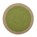 Jaipur Art And Craft Beautiful 100x100 cm (3.33 x 3.33 Square feet) Multicolor Round Jute Area Rug