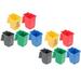 40 Pcs Mini Trash Can Kids Toys Recycling Center Dollhouse Supplies Garbage Recycling Truck Doll House Garbage Can Child