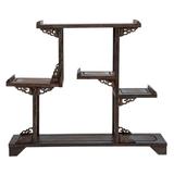 Wooden Carving Antique Display Rack Curio Display Stand Antique Storage Rack