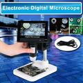 1000X Zoom Digital Video Electronic Microscope HD 720P 8LED w/ 4.3 LCD Screen
